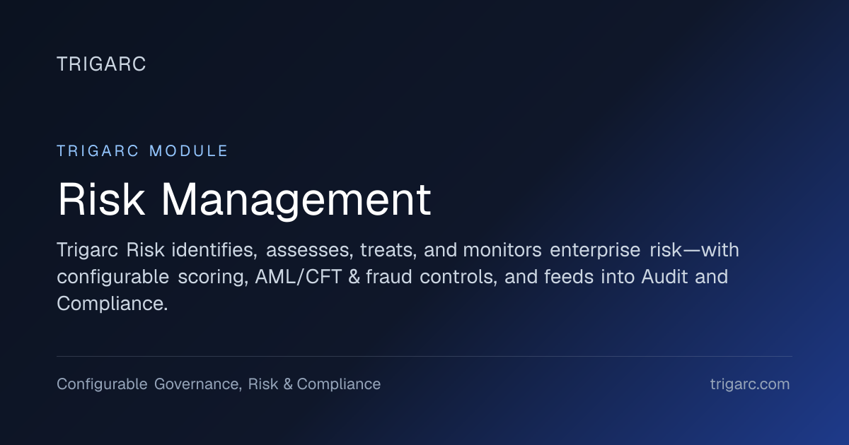 Risk Management | Trigarc